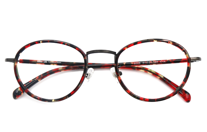 Glasseslit 200714 Oval Eyeglasses C14, Floral frame, view 2
