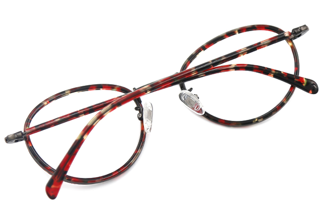 Glasseslit 200714 Oval Eyeglasses C14, Floral frame, view 3