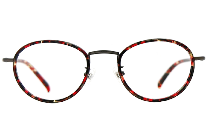 Glasseslit 200714 Oval Eyeglasses C14, Floral frame, view 4