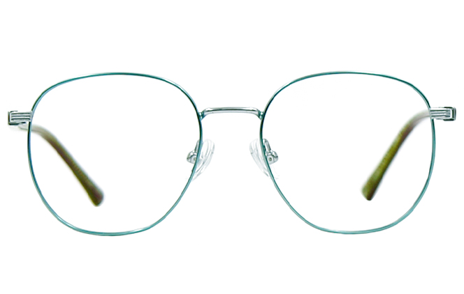 Glasseslit 200720 Round Spring Hinges Eyeglasses C4, Purple frame, view 4