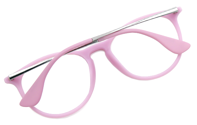 Glasseslit 200725 Round Eyeglasses C34, Blue frame, view 3