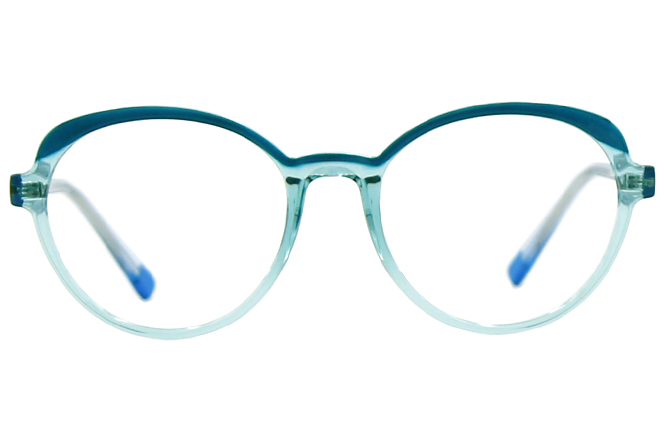 Glasseslit 200732 Cateye Eyeglasses C4, Green frame, view 4