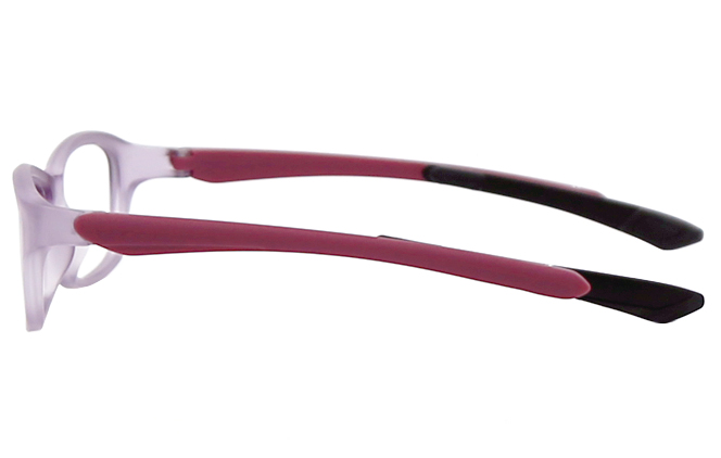 Glasseslit 200734 Rectangle Eyeglasses C5, Purple frame, view 5