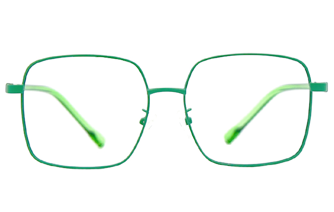 Glasseslit 200735 Square Eyeglasses green, Green frame, view 4