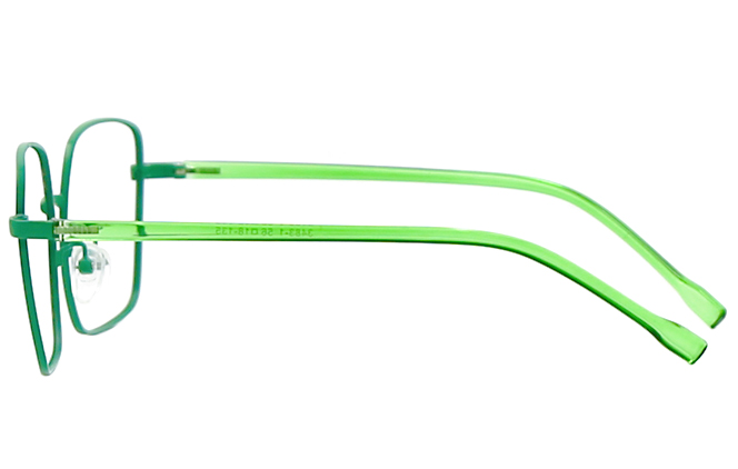 Glasseslit 200735 Square Eyeglasses green, Green frame, view 5