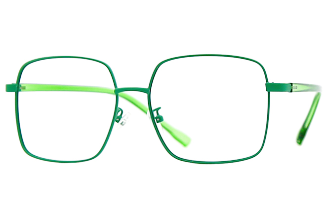 Glasseslit 200735 Square Eyeglasses green, Green frame
