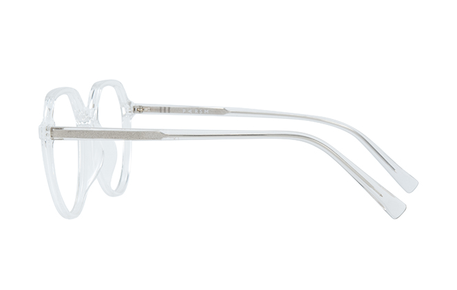 Glasseslit 200757 Geometric Eyeglasses C3, Clear frame, view 5