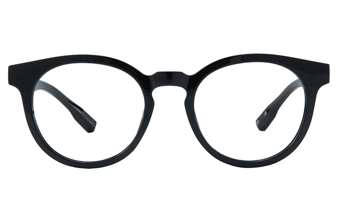 Glasseslit 200762 Round Eyeglasses C1, Black frame, view 4