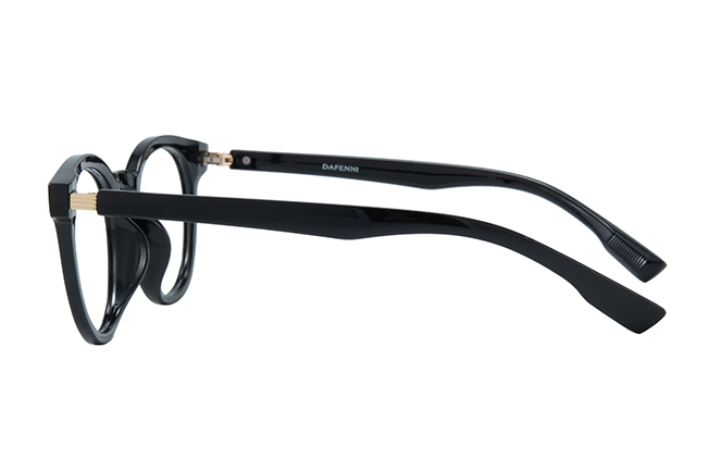 Glasseslit 200762 Round Eyeglasses C1, Black frame, view 5