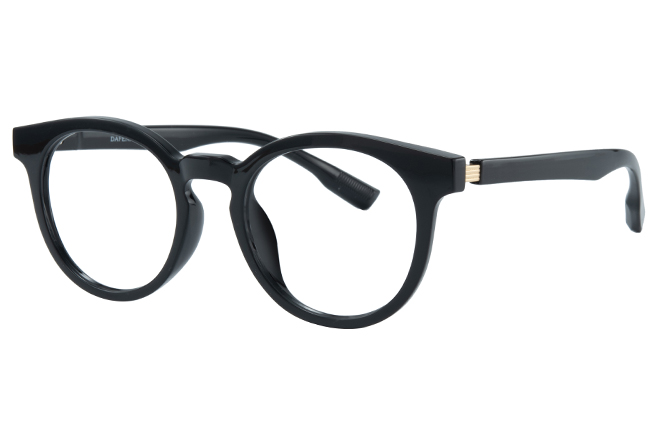 Glasseslit 200762 Round Eyeglasses C1, Black frame
