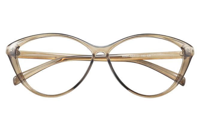 Glasseslit 200767 Cateye Eyeglasses C5, Amber frame, view 2