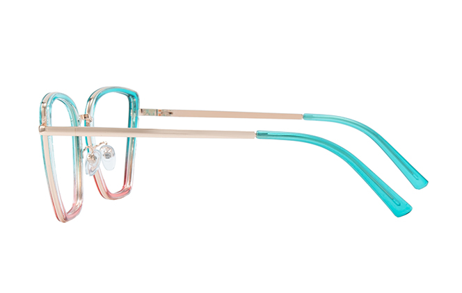 Glasseslit 200776 Cateye Spring Hinge Eyeglasses rainbow, Rainbow frame, view 5
