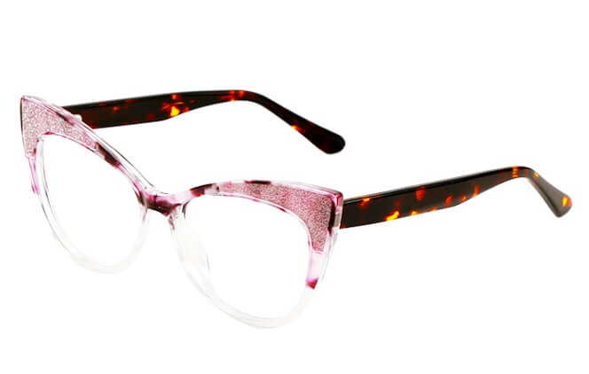Glasseslit 200803 Cateye Spring Hinge Eyeglasses C3