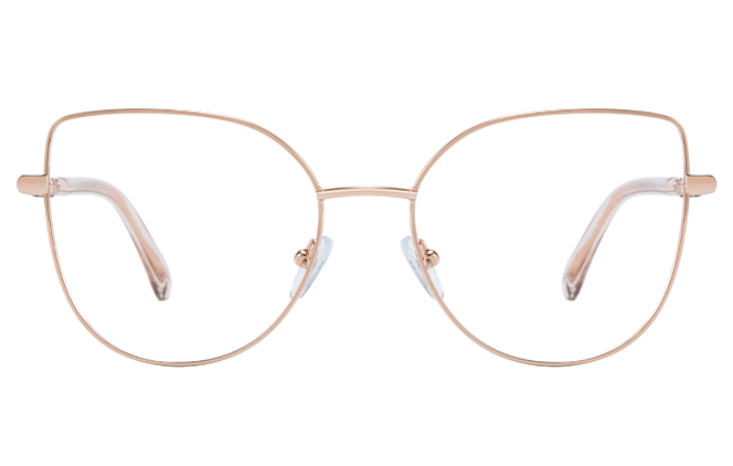 Glasseslit 200810 Cateye Spring Hinge Eyeglasses C3, Tortoiseshell frame, view 4