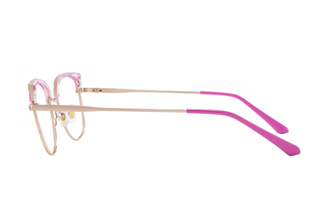 Glasseslit 200818 Cateye Spring Hinge Eyeglasses C5, Red frame, view 5