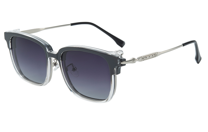 Glasseslit 200832 Browline Magnetic Clip on Eyeglasses C4