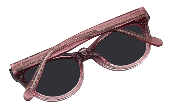Glasseslit 200837 Cateye Magnetic Clip on Eyeglasses C3, Tortoiseshell frame, view 3