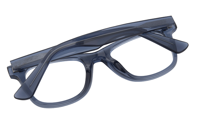 Glasseslit 200852 Rectangle Eyeglasses C5, Blue frame, view 3