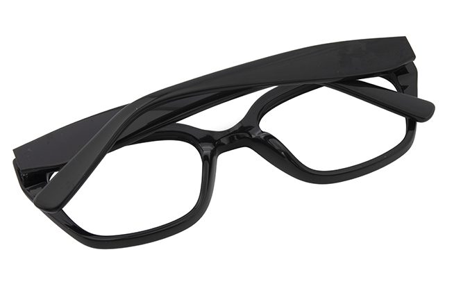 Glasseslit 200853 Cateye Spring Hinge Eyeglasses C1, Black frame, view 3