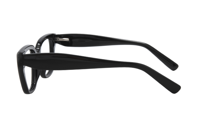 Glasseslit 200853 Cateye Spring Hinge Eyeglasses C1, Black frame, view 5