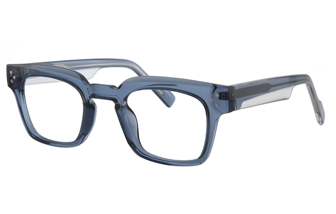 Glasseslit 200854 Rectangle Spring Hinge Eyeglasses C3, Brown frame