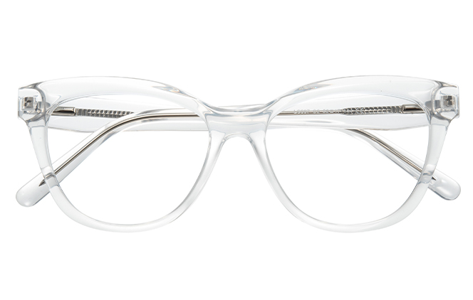 Glasseslit 200860 Cateye Spring Hinge Eyeglasses C2, Floral frame, view 2