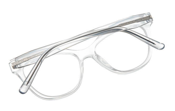 Glasseslit 200860 Cateye Spring Hinge Eyeglasses C2, Floral frame, view 3