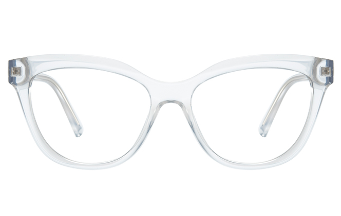 Glasseslit 200860 Cateye Spring Hinge Eyeglasses C2, Floral frame, view 4