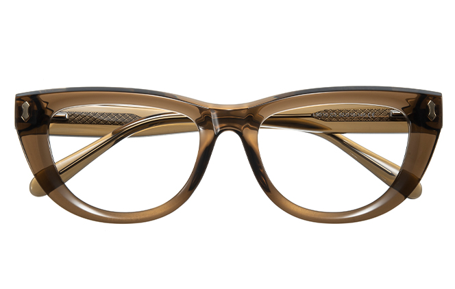 Glasseslit 200861 Cateye Spring Hinge Eyeglasses C6, White frame, view 2