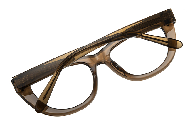 Glasseslit 200861 Cateye Spring Hinge Eyeglasses C6, White frame, view 3