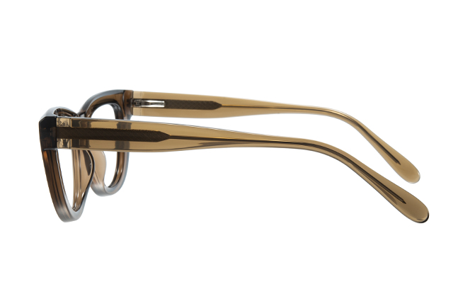 Glasseslit 200861 Cateye Spring Hinge Eyeglasses C6, White frame, view 5