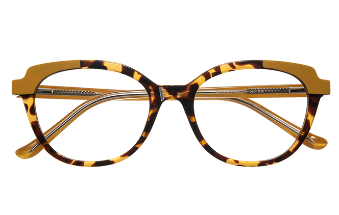 Glasseslit 200863 Cateye Spring Hinge Eyeglasses C3, Tortoiseshell frame, view 2