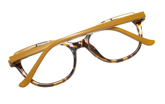 Glasseslit 200863 Cateye Spring Hinge Eyeglasses C3, Tortoiseshell frame, view 3