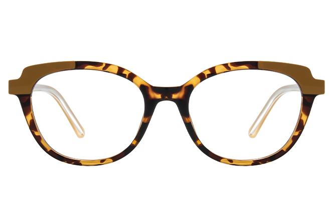 Glasseslit 200863 Cateye Spring Hinge Eyeglasses C3, Tortoiseshell frame, view 4