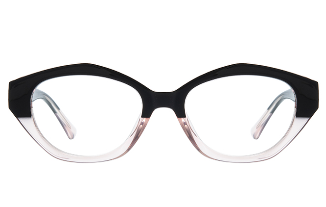 Glasseslit 200865 Cateye Spring Hinge Eyeglasses C6, Black frame, view 4