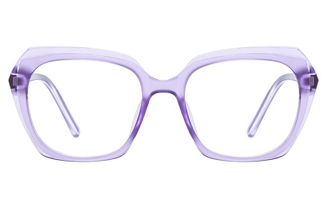 Glasseslit 200868 Square Spring Hinge Eyeglasses C3, Yellow frame, view 4