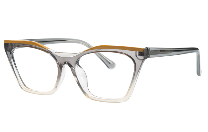 Glasseslit 200870 Cateye Spring Hinge Eyeglasses C1, Black frame