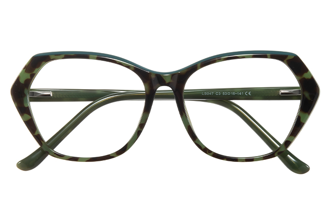 Glasseslit 200871 Cateye Spring Hinge Eyeglasses C3, Black frame, view 3