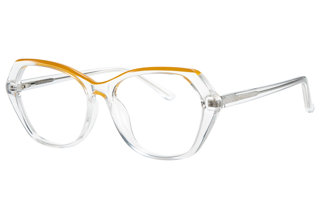 Glasseslit 200871 Cateye Spring Hinge Eyeglasses C3, Black frame