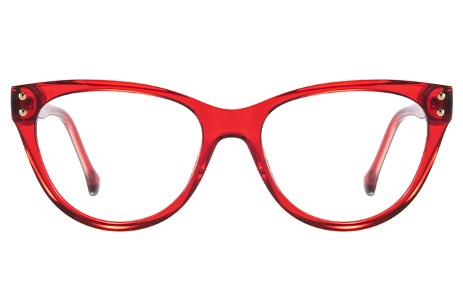 Glasseslit 200873 Cateye Spring Hinge Eyeglasses C1, Black frame, view 4