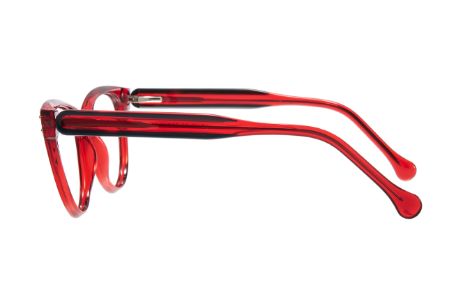Glasseslit 200873 Cateye Spring Hinge Eyeglasses C1, Black frame, view 5