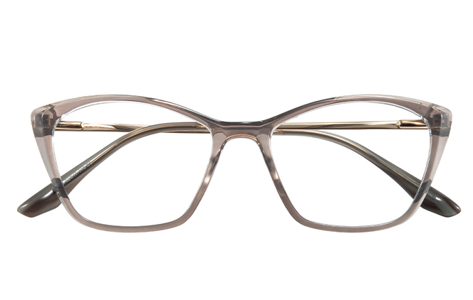 Glasseslit 200877 Cateye Spring Hinge Eyeglasses C1, Black frame, view 2