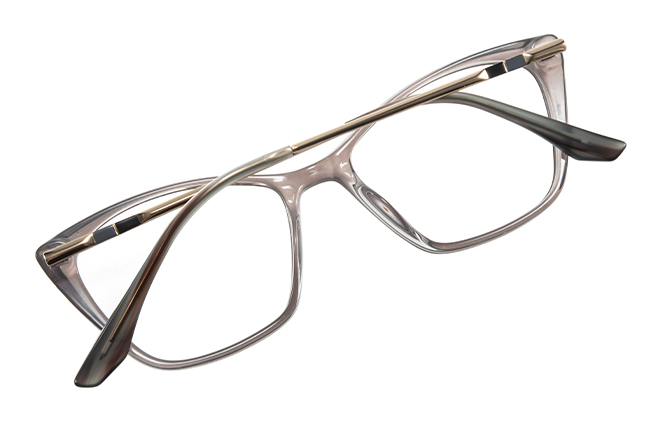 Glasseslit 200877 Cateye Spring Hinge Eyeglasses C1, Black frame, view 3