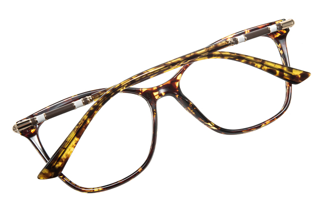 Glasseslit 200878 Cateye Spring Hinge Eyeglasses C3, Brown frame, view 3