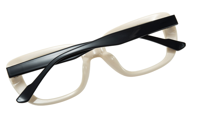 Glasseslit 200884 Rectangle Eyeglasses grey, White frame, view 3