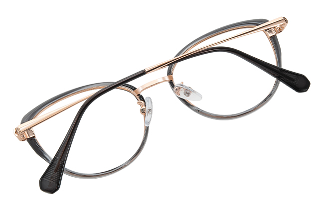 Glasseslit 200887 Cateye Eyeglasses C10, Grey frame, view 3