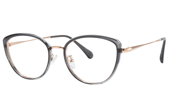 Glasseslit 200887 Cateye Eyeglasses C10, Grey frame