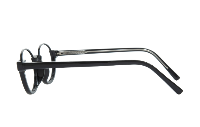 Glasseslit 200888 Oval Eyeglasses C1, Black frame, view 5