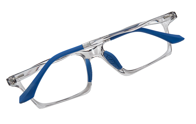 Glasseslit 200890 Rectangle Eyeglasses C5, Grey frame, view 3