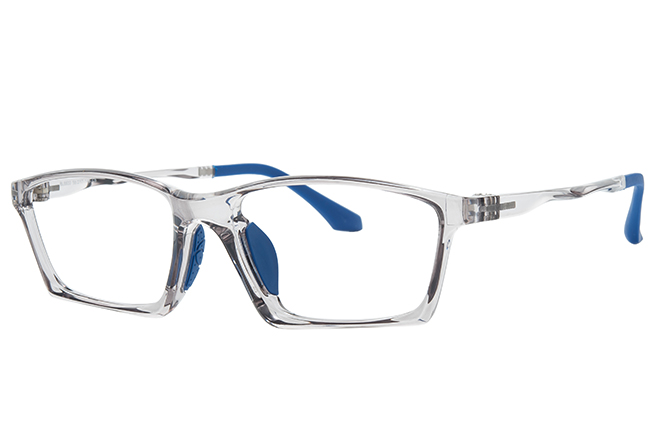 Glasseslit 200890 Rectangle Eyeglasses C5, Grey frame